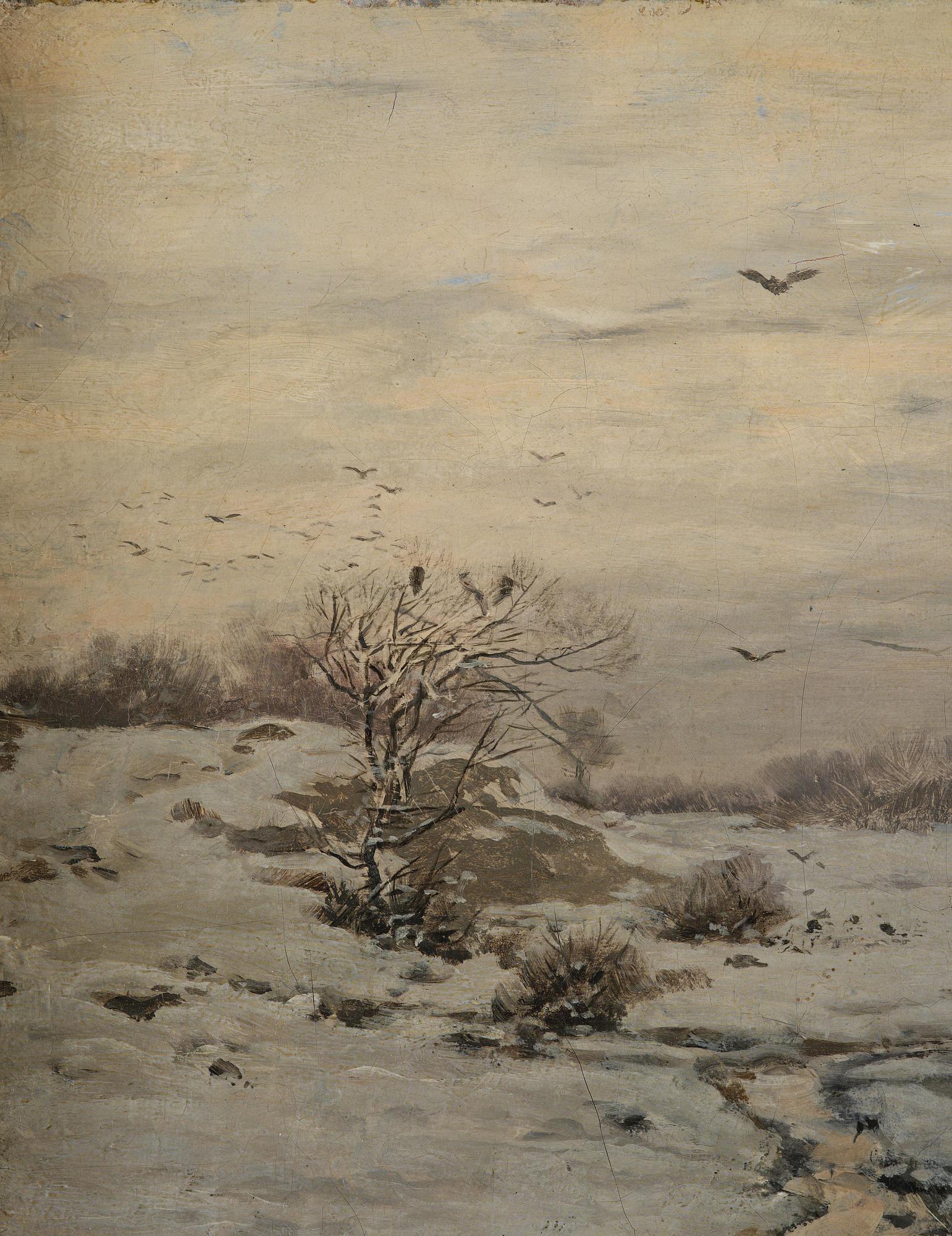Alfred von Wierusz-Kowalski, "Postboten in Polen" (Brevbärare i Polen).