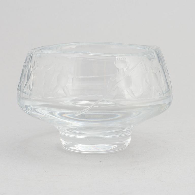 Erik Höglund, a glass bowl, Boda, Sweden.