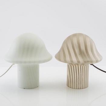 Bordslampor 2 st Peill & Putzler, Tyskland, 1900-talets senare del.