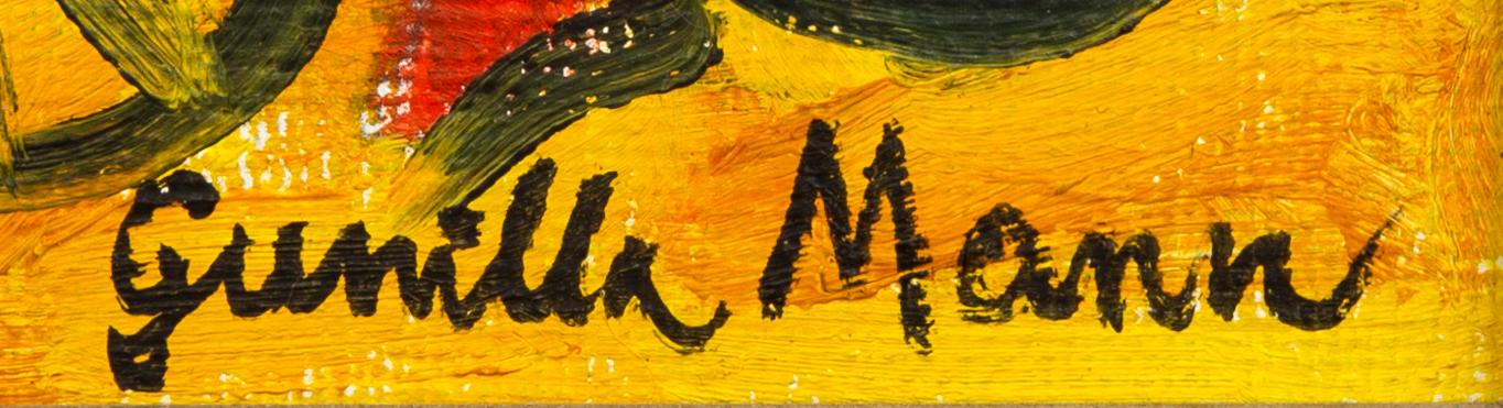 Gunilla Mann, oil on canvas signed.