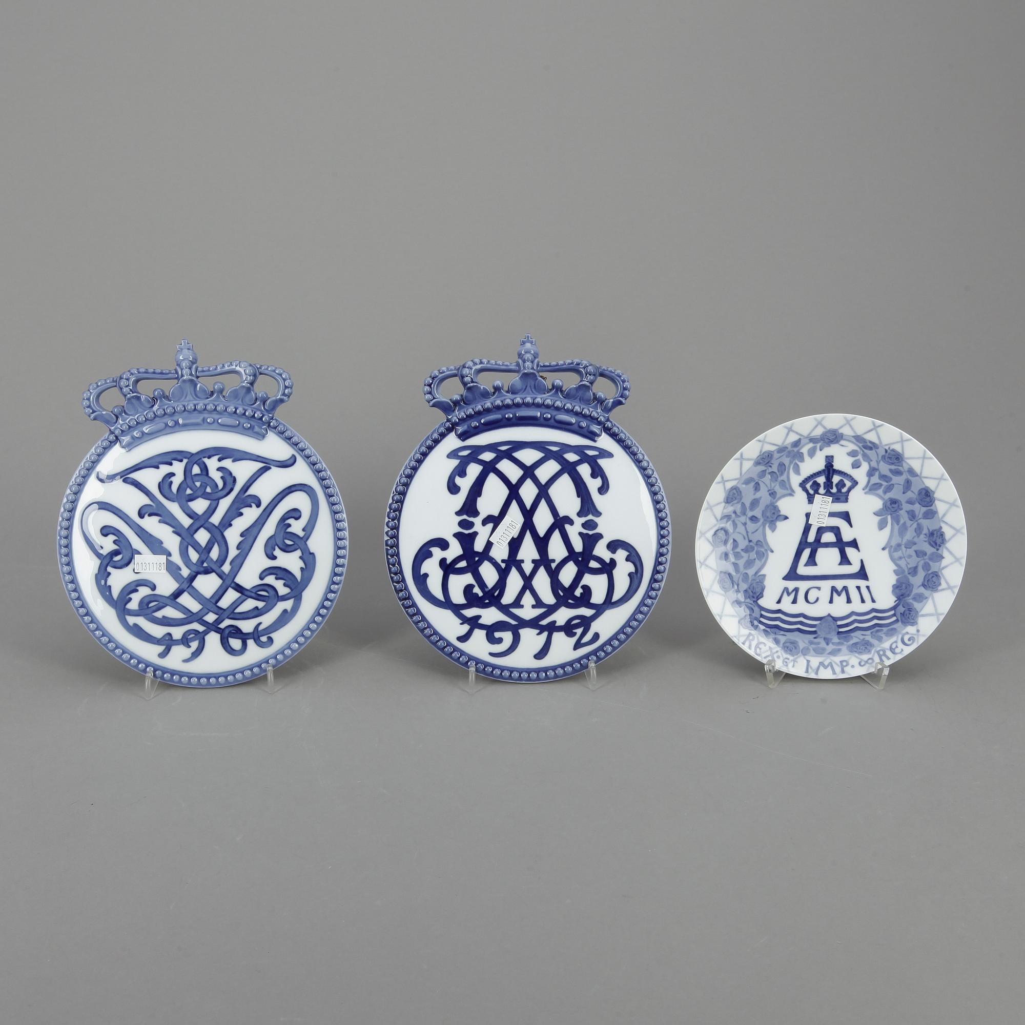 MINNESTALLRIKAR, 26 st, Danmark, bl a Kunglig Dansk.