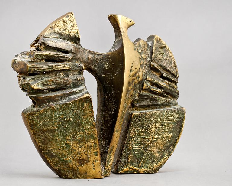 SKULPTUR, brons, Stoicho Nikiforov, osign, 1900-tal.