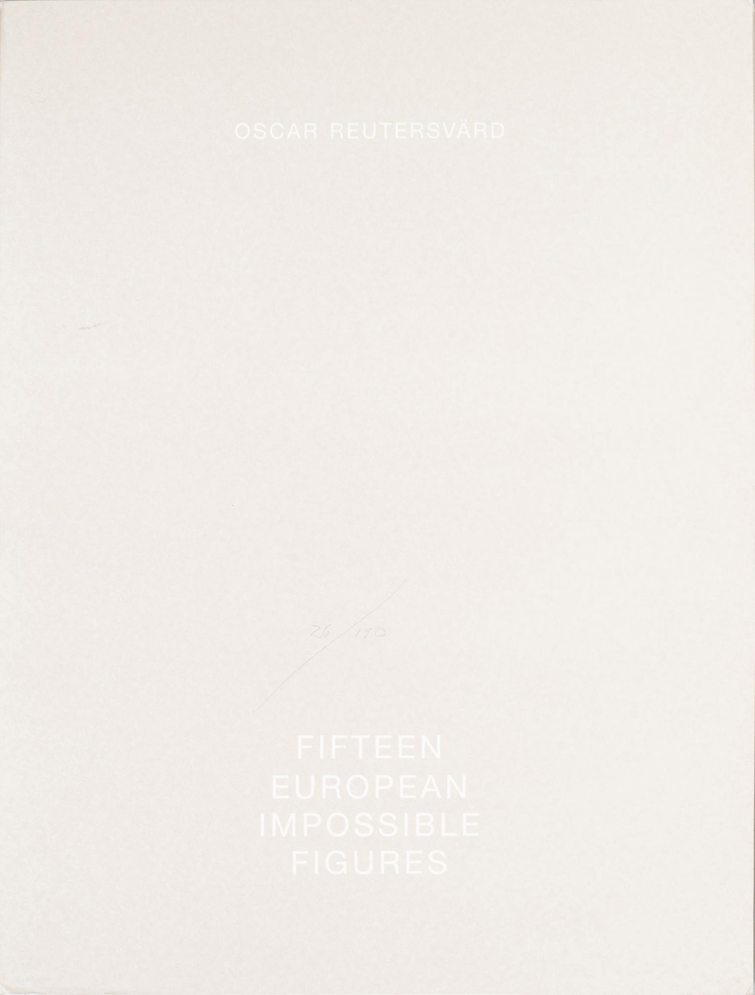 OSCAR REUTERSVÄRD, 15 litographs in folder, signed and numbered 26/190.