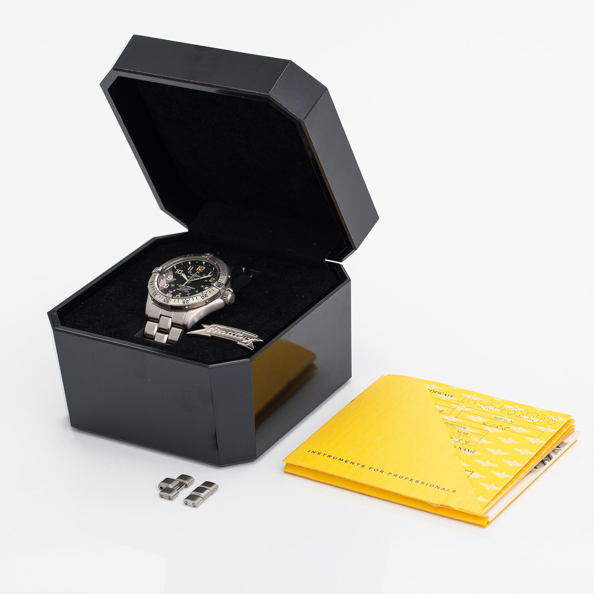 Breitling, Superocean, wristwatch, 41 mm.