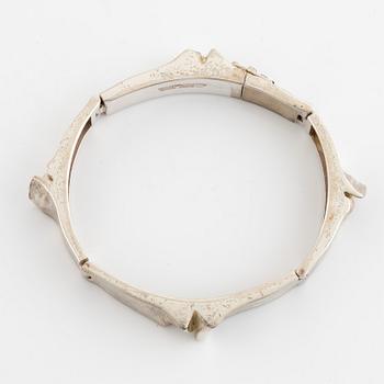 Björn Weckström, A sterling silver bracelet "Ceres". Lapponia, Helisnki 1970.