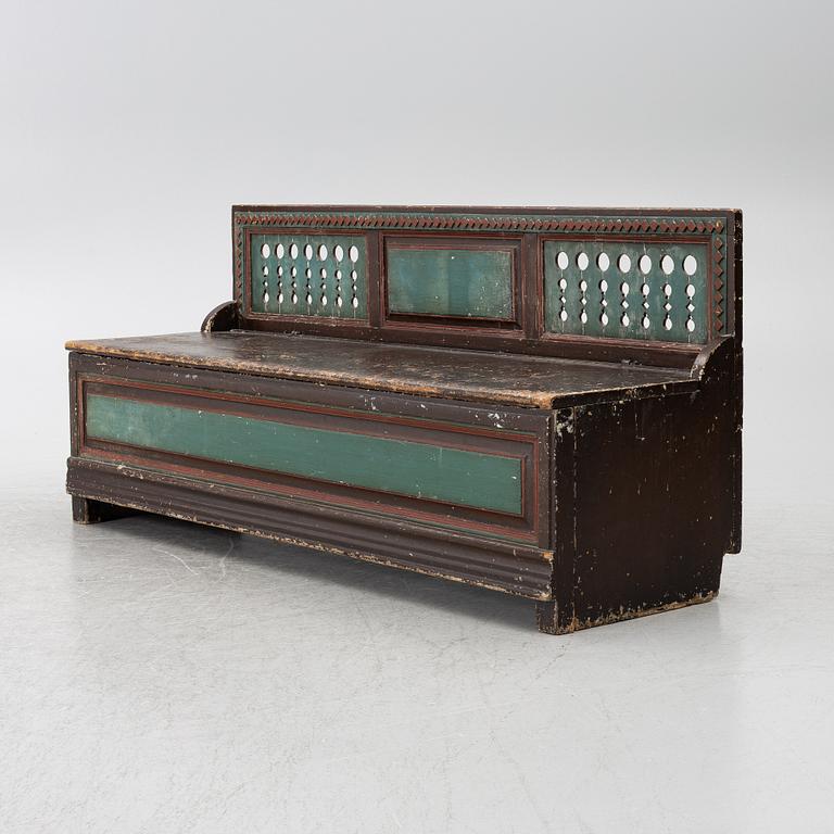 Fållbänk, allmoge, 1800-tal.