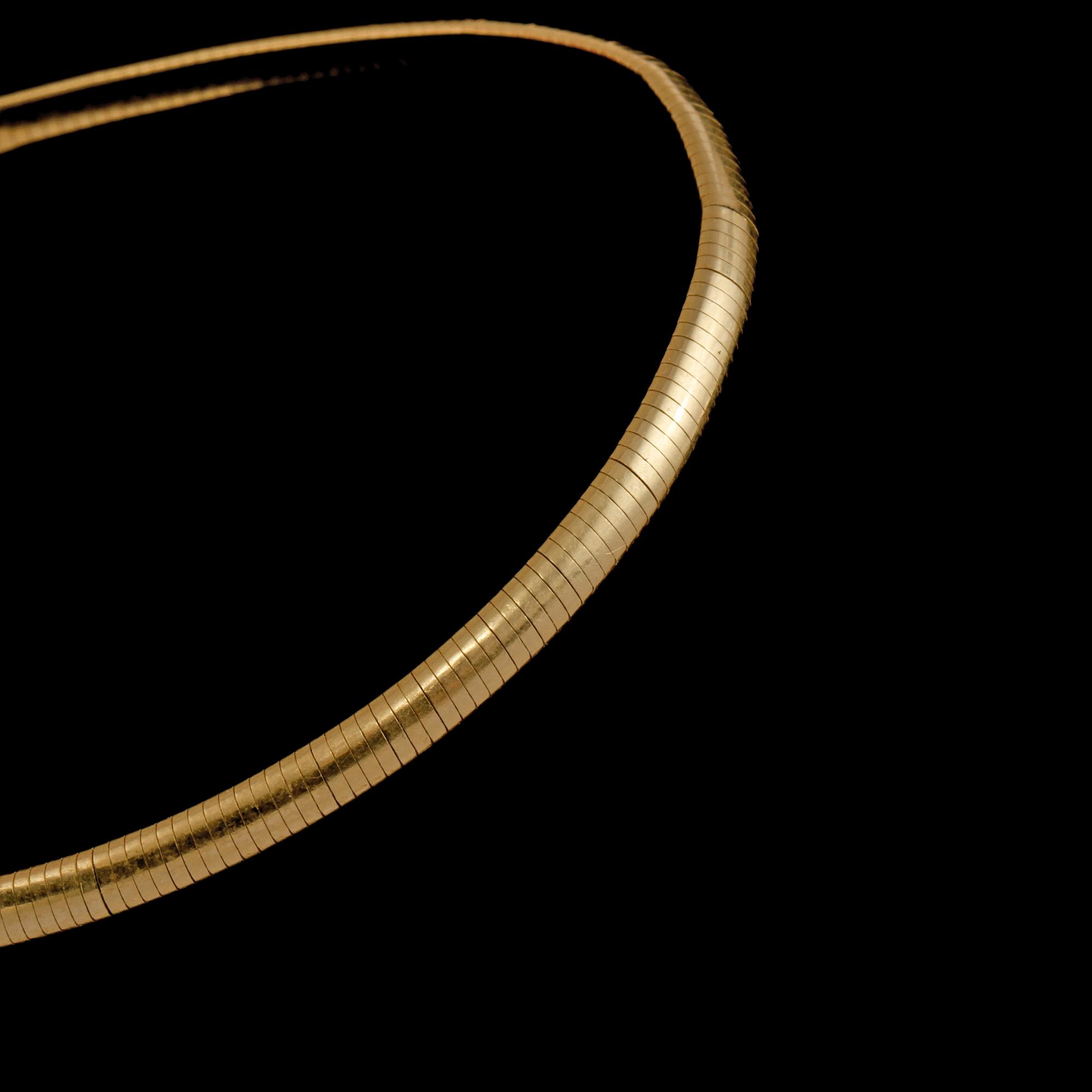 HALSLÄNK, 14K guld, Italien. Vikt 12,7 gram.