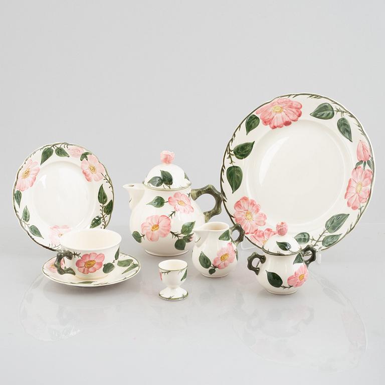 Villeroy & Boch, a 27-piece breakfast porcelain set, "Wild Rose", Germany.