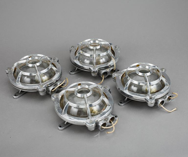 SKEPPSBELYSNING, 4 st, 1900-talets mitt.