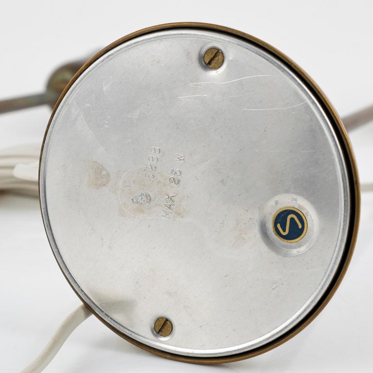 Harald Notini, bordslampor, ett par, modell " 15288", Arvid Böhlmarks Lampfabrik, 1900-talets mitt.