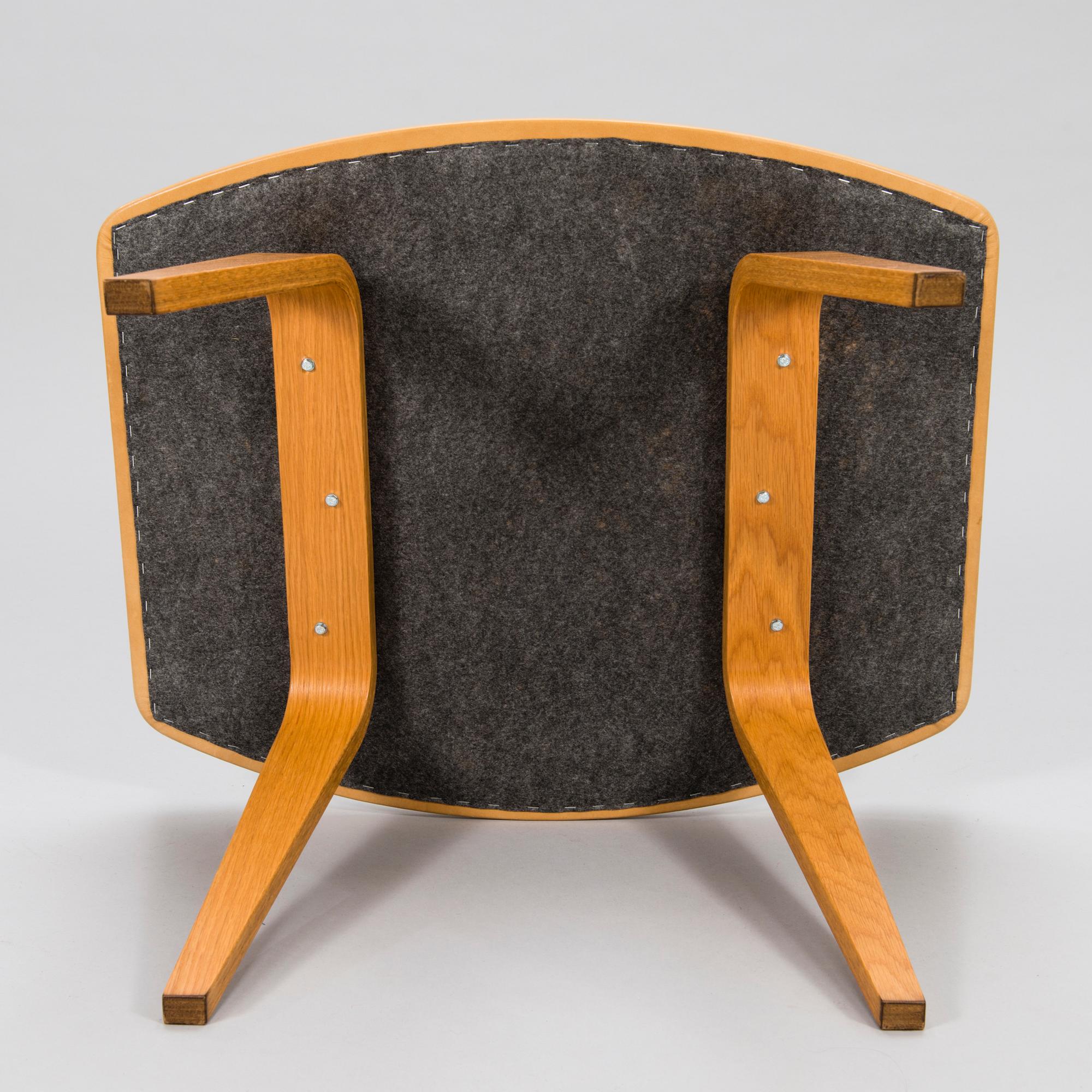 EERO SAARINEN, nojatuoli ja rahi, "Grasshopper", lisenssivalmistaja Tetrimäki Oy.