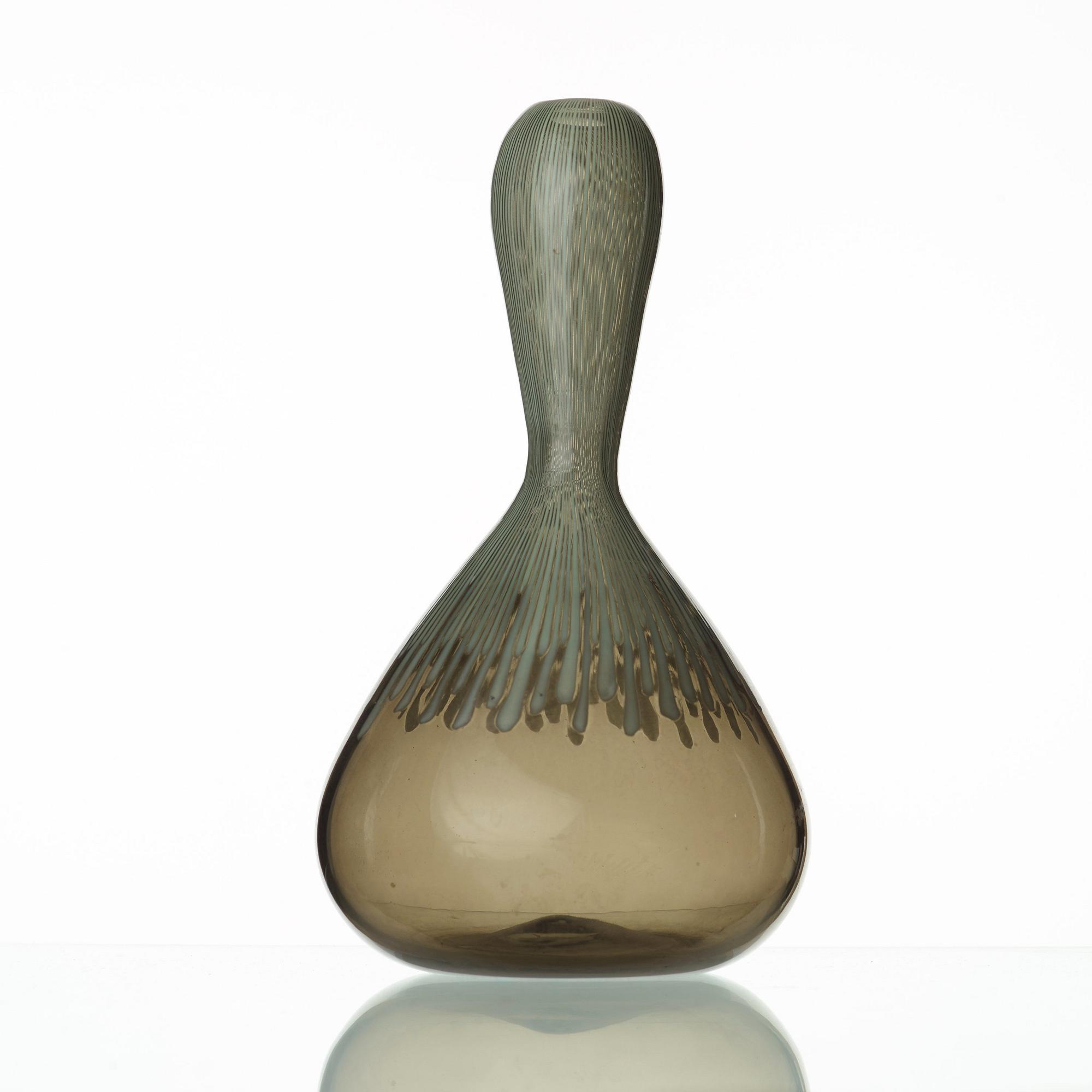 Ludovico Diaz De Santillana, a 'Cannette' vase, Venini, Italy 1960's.