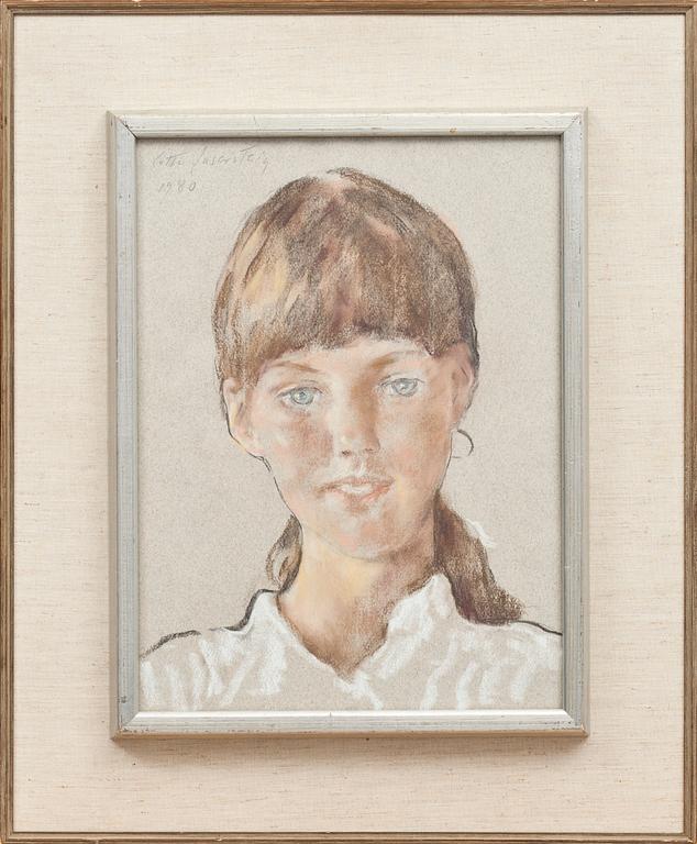 LOTTE LASERSTEIN, pastell, signerad och daterad- 1980.