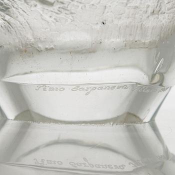 Timo Sarpaneva, veistos "Varjot" Finlandia sarjasta, signeerattu Timo Sarpaneva, Iittala 1964.