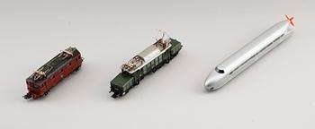 MODELLTÅGSLOK, 3 st, Märklin, Tyskland.