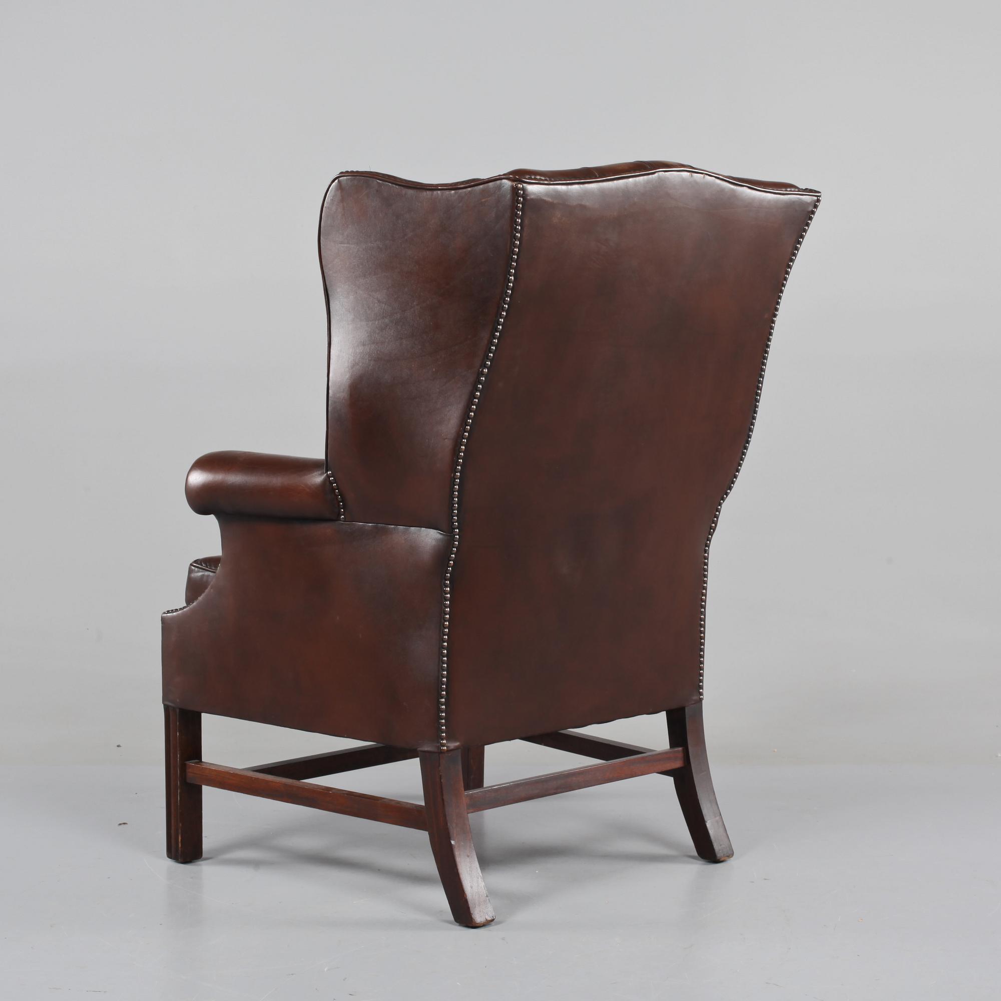FÅTÖLJ, chesterfield, 1900-talets andra hälft.