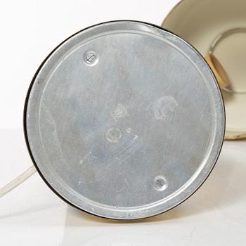 The Johansson Brothers Autometall, table lamps, a pair, Skellefteå, 1960s.