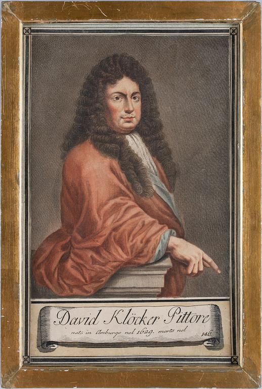 PARTI GRAVYRER, bl a efter C.F. von Breda, 1700-1900-tal.