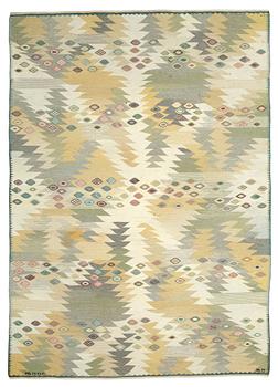 557. CARPET. "Tånga, ljus". Tapestry weave. 294 x 209 cm. Signed AB MMF BN.