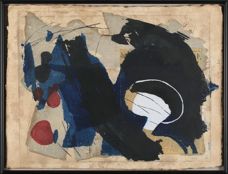 LIONEL PERROTTE, carborundumetsning, signerad och numrerad 67/75 ?.