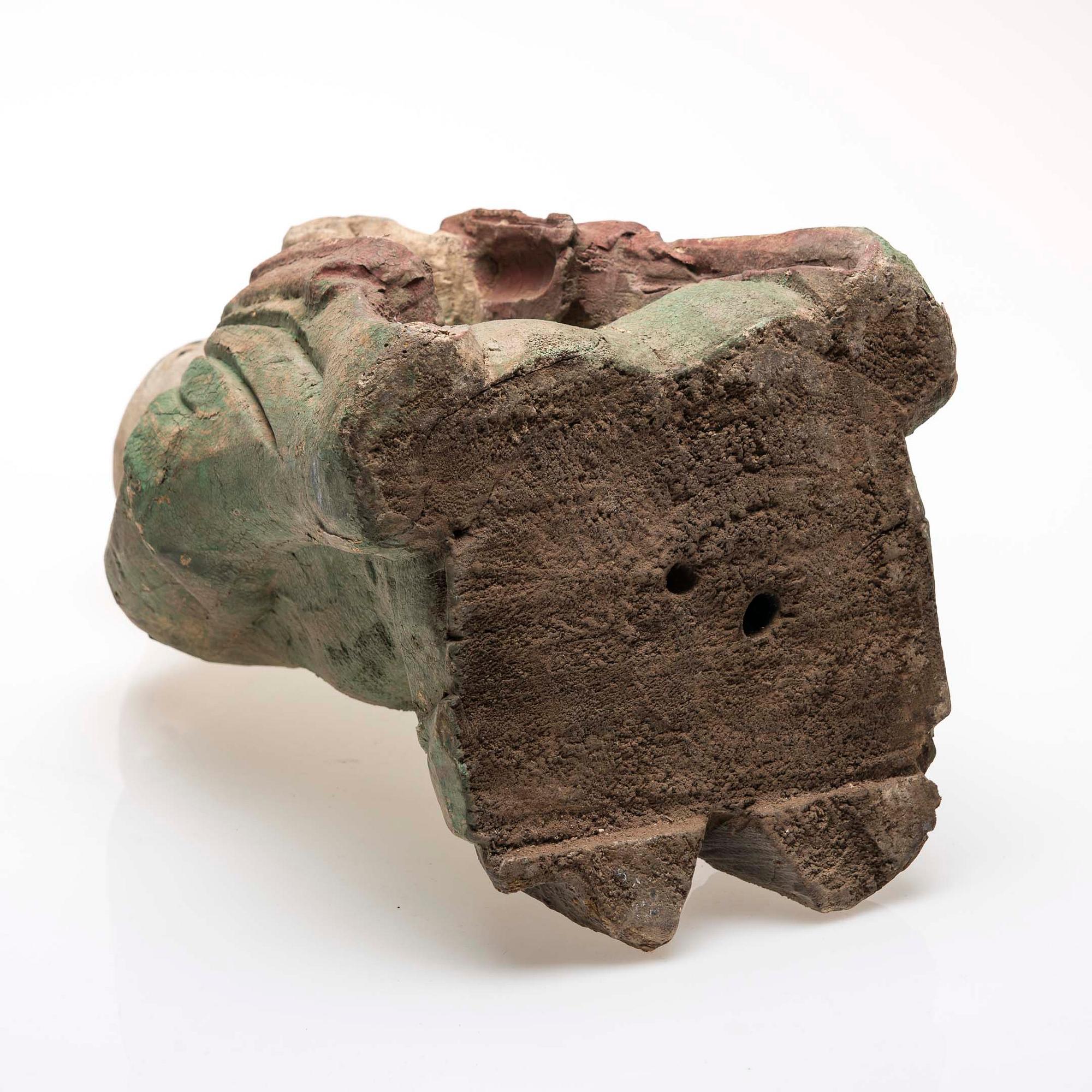 SKULPTUR, trä, Kina, 1900-talets början.