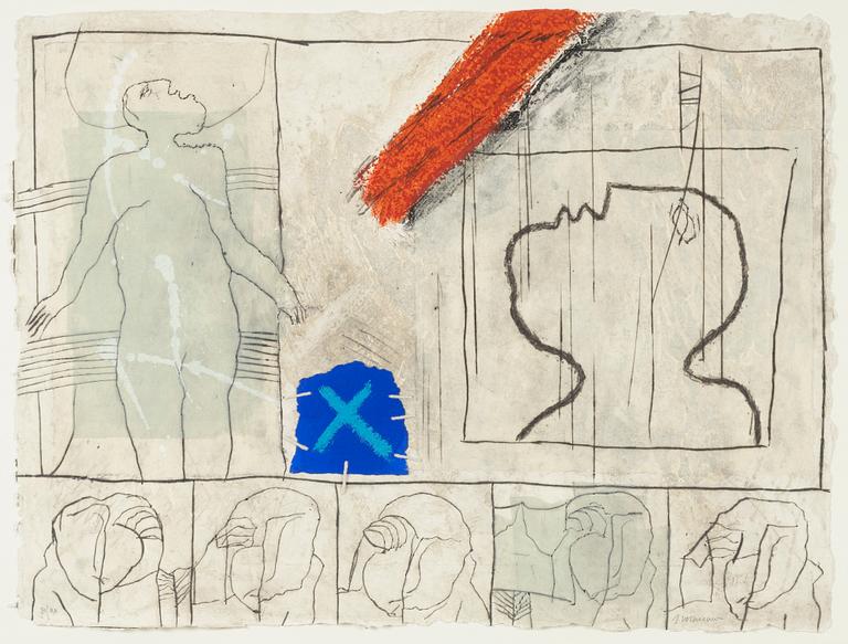 James Coignard, carborundum etching, signed 80/90.