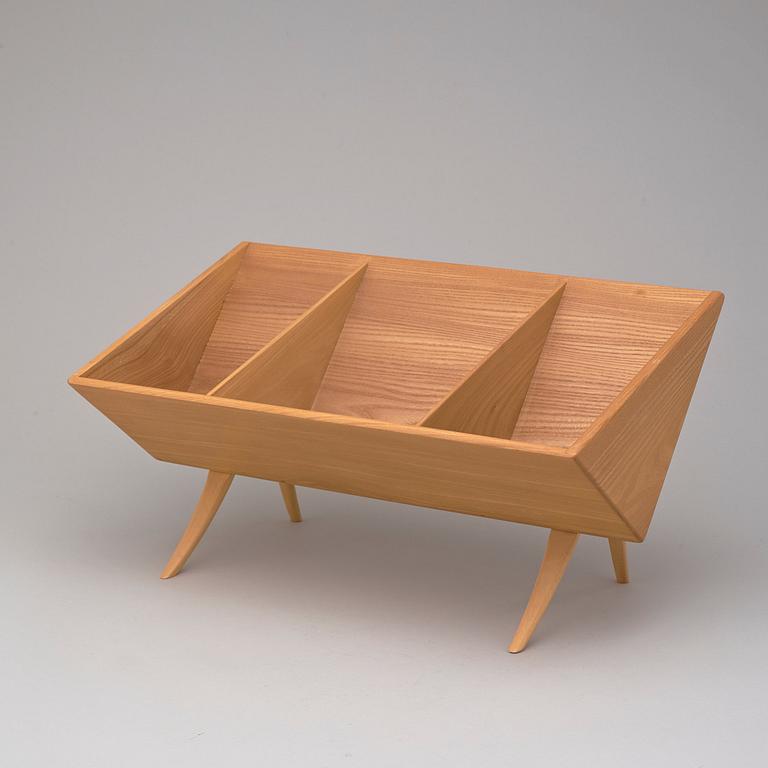 A Bruno Mathsson elm bookshelf, Karl Mathsson, Värnamo, Sweden 1971.