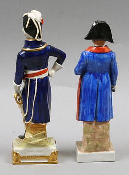 PARTI FIGURINER, 3 st, porslin.