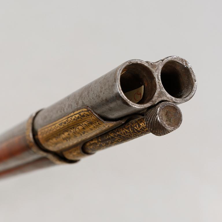 A miquelet lock rifle, probably Turkey, first half of/mid 19th century.