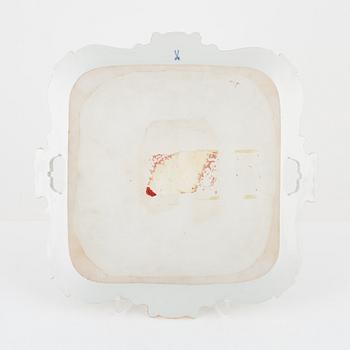 A Rococo style Porcelain Tray, Meissen, Germany, 1943-1945.