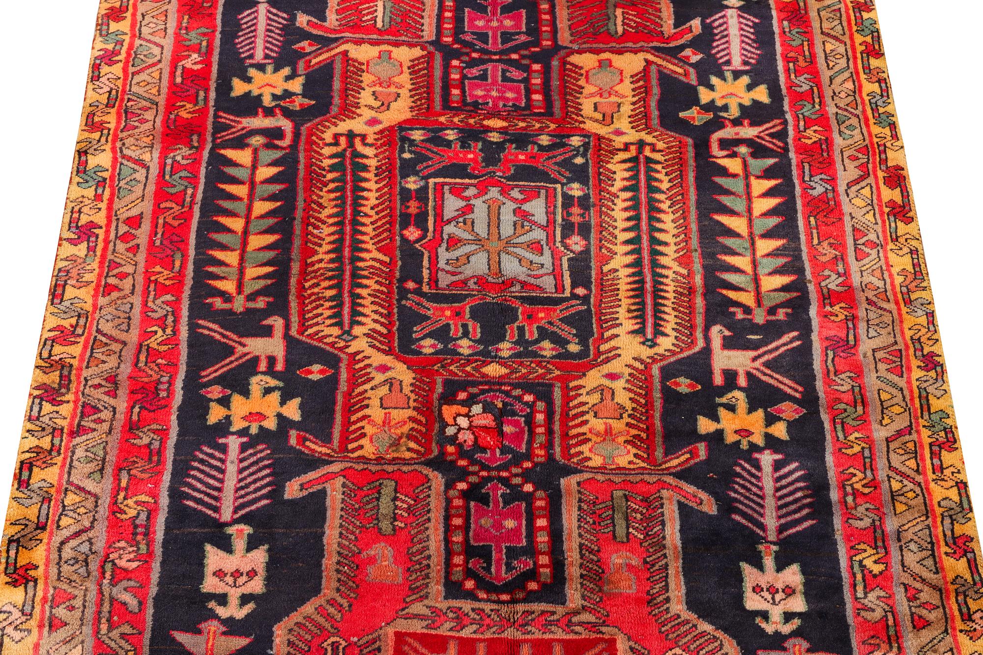 An Ardabil carpet, c. 280 x 124 cm.