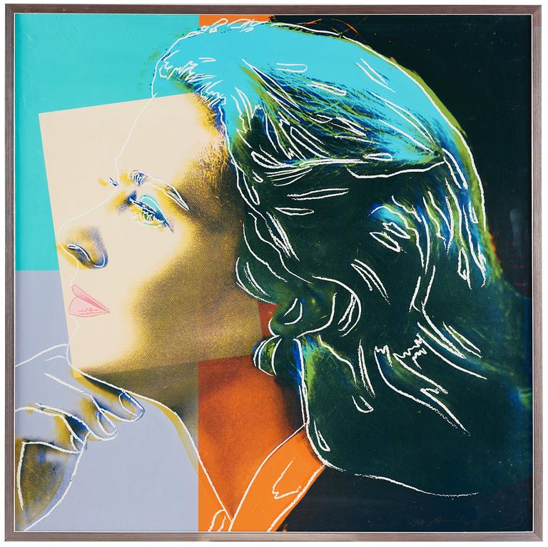 Andy Warhol, "Three portraits of Ingrid Bergman by Andy Warhol".