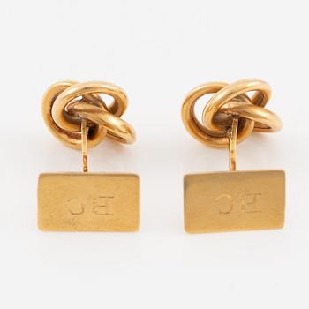 Cufflinks, 18K gold.