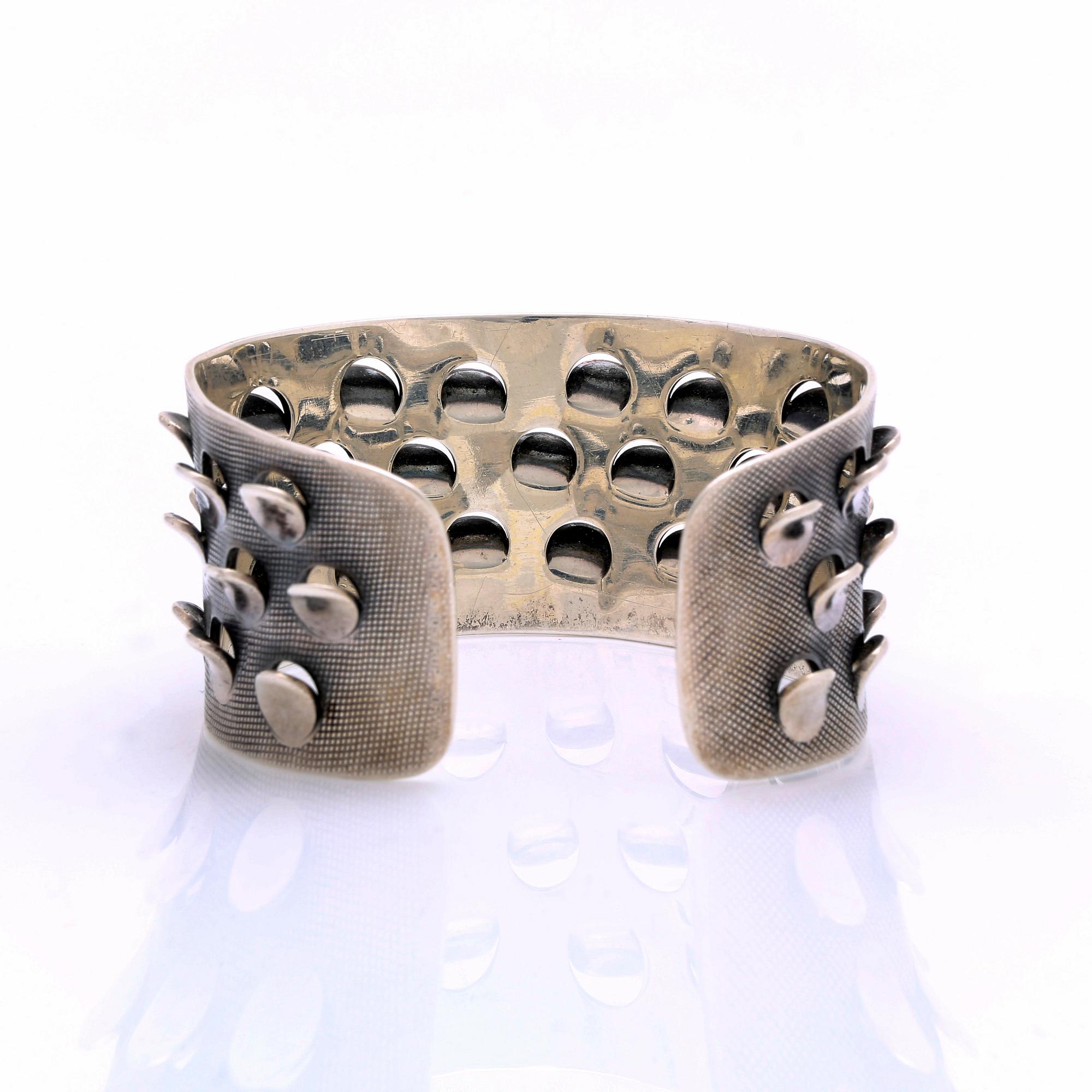 Grete Prytz Kittelsen för J Tostrup armring sterling silver, Norge.