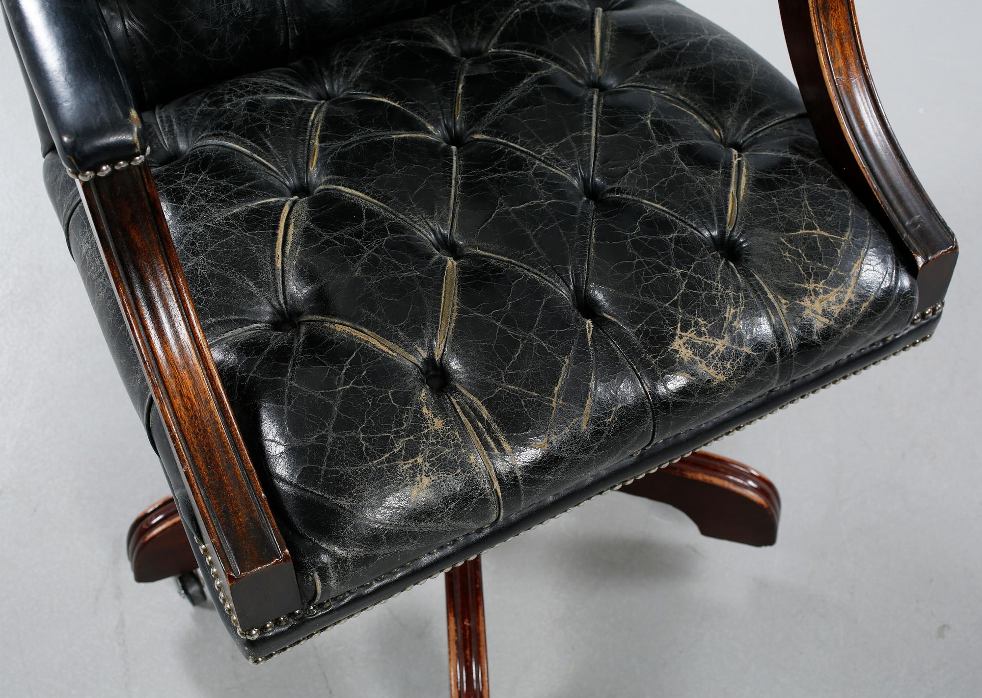 An office chair in english style, second half of the 20th century.