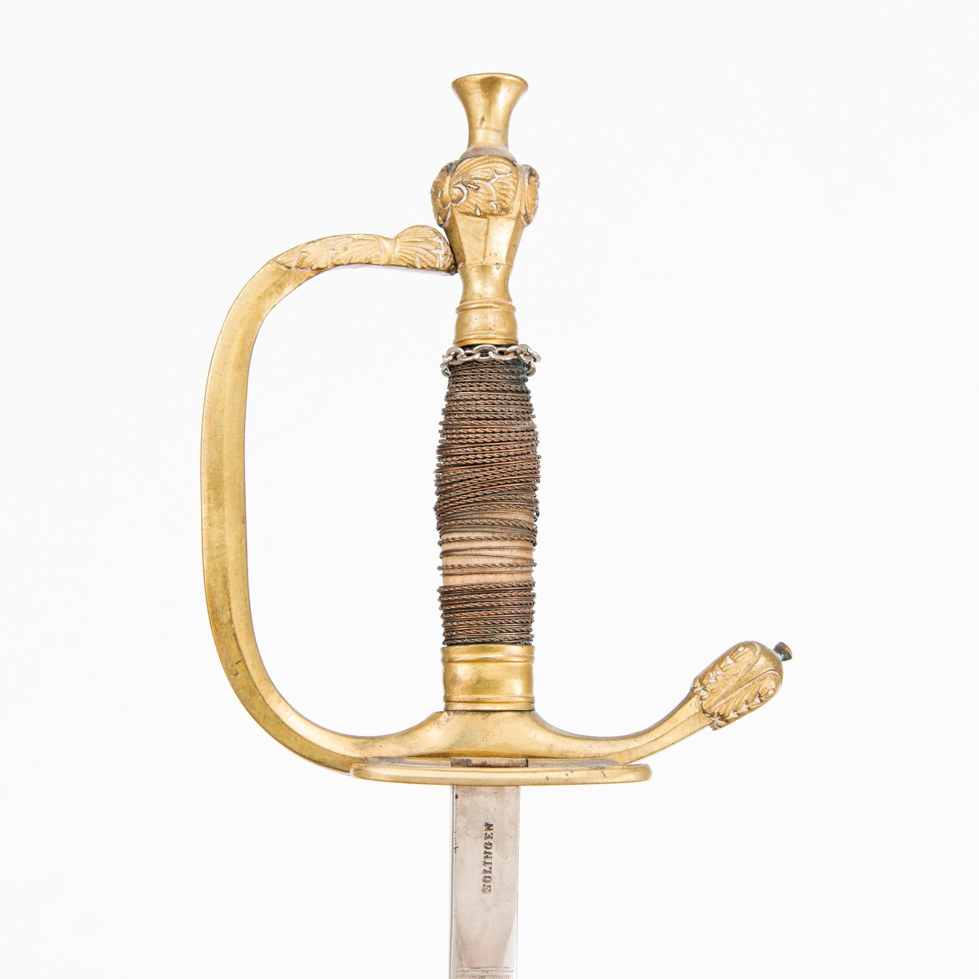 An early 20th Century Russian short sword, model 1798.