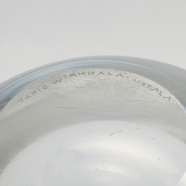Tapio Wirkkala, malja, malli 3521, Iittala, signeerattu Tapio Wirkkala Iittala.