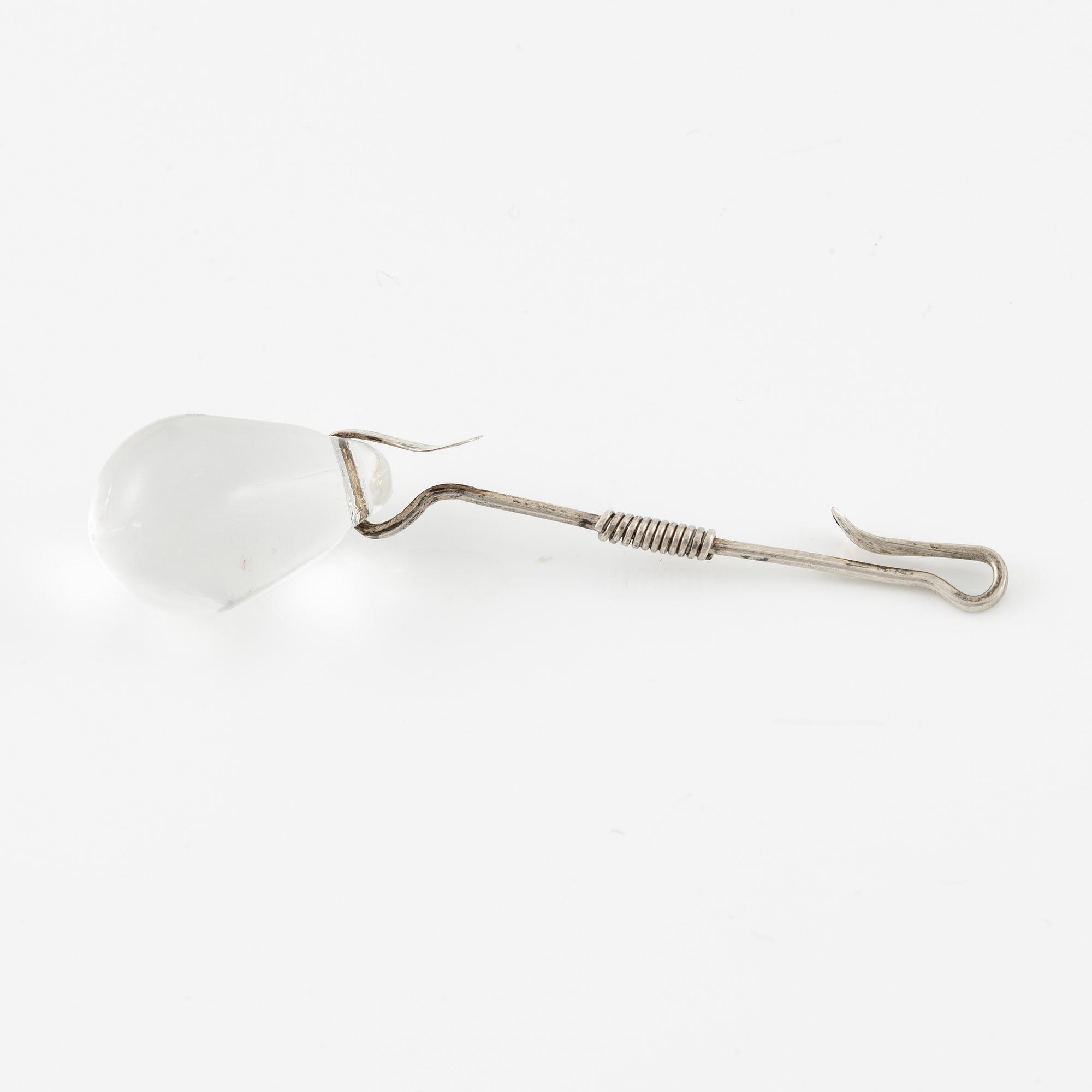 Vivianna Torun Bülow-Hübe, a silver necklace with three pendants, executed in her own workshop, Stockholm 1950's.