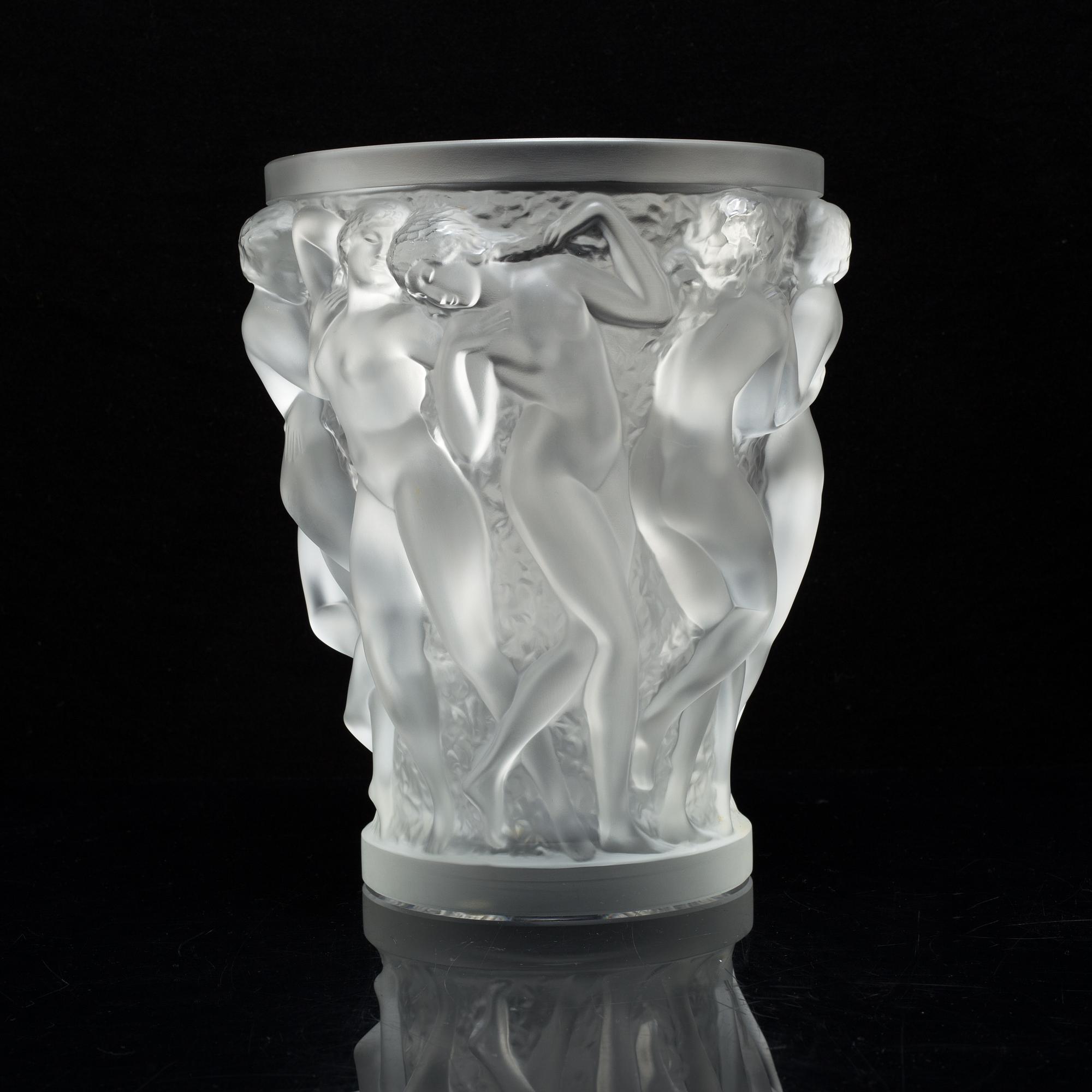 VASE, "Bacchantus",  Lalique.