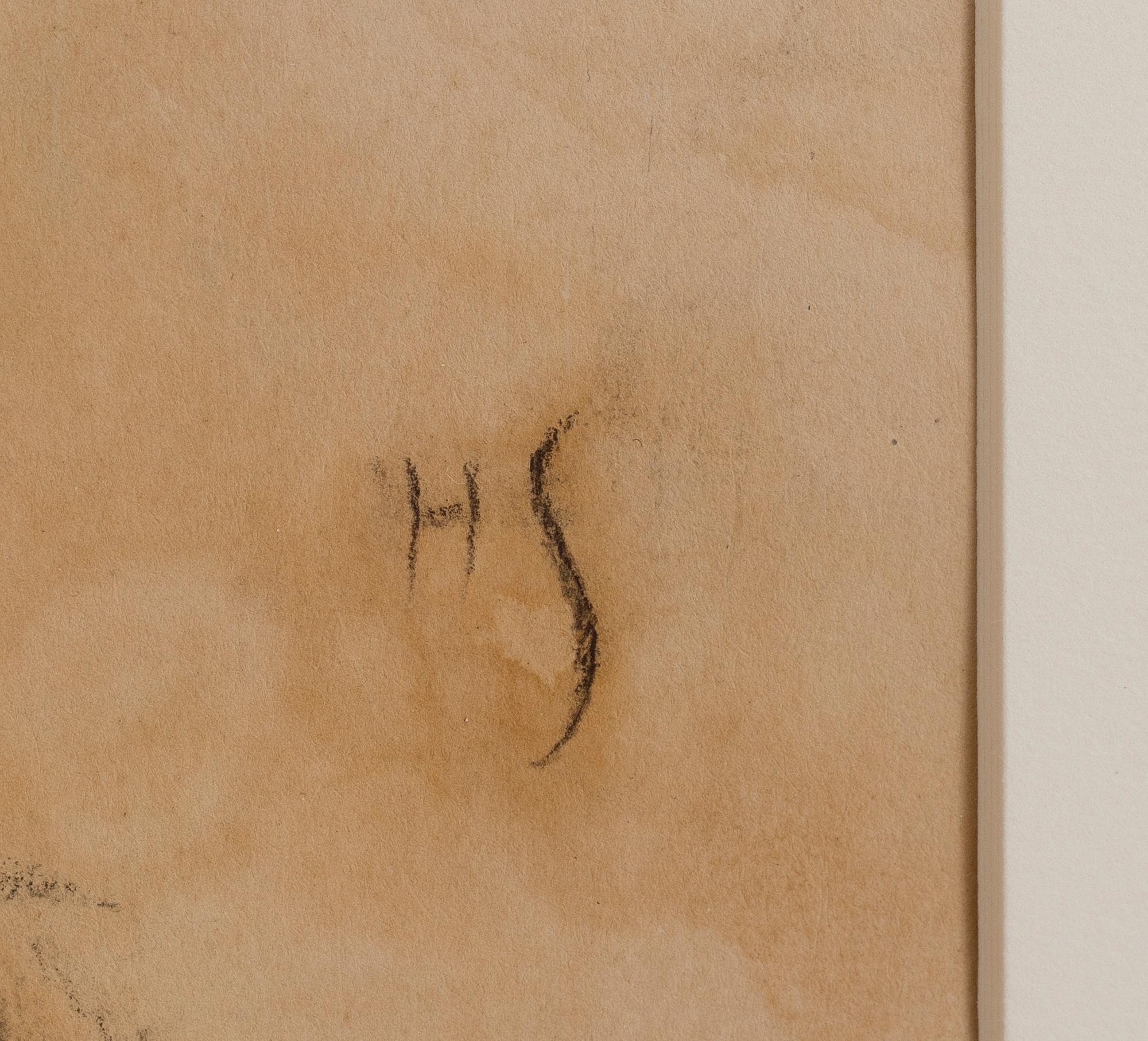 HELENE SCHJERFBECK, DANSANDE MARTTA, HUVUD STUDIE.