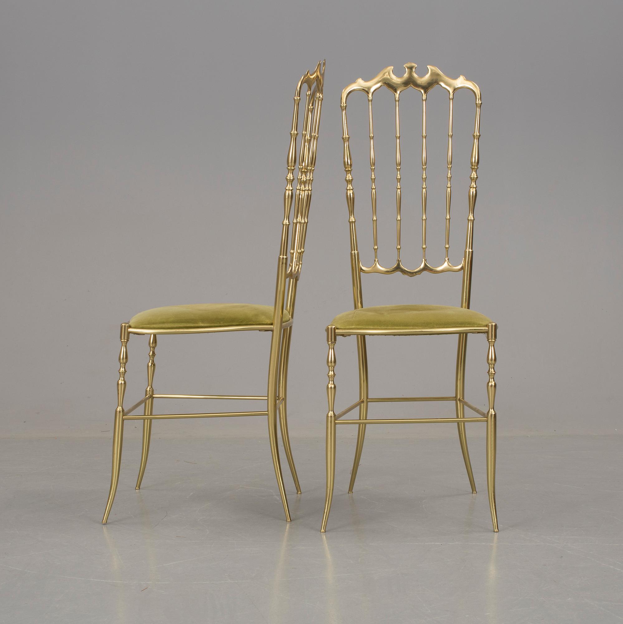 STOLAR, ett par, Chiavari, 1900-tal.