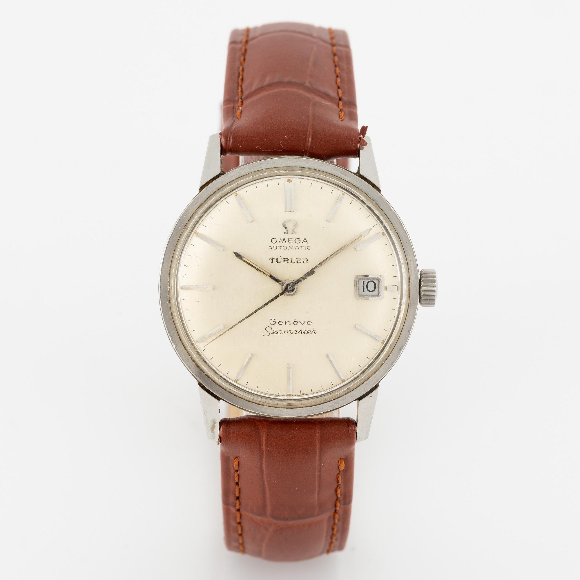 Omega, Genève, Seamaster, "Türler", wriswatch, 34,5 mm.