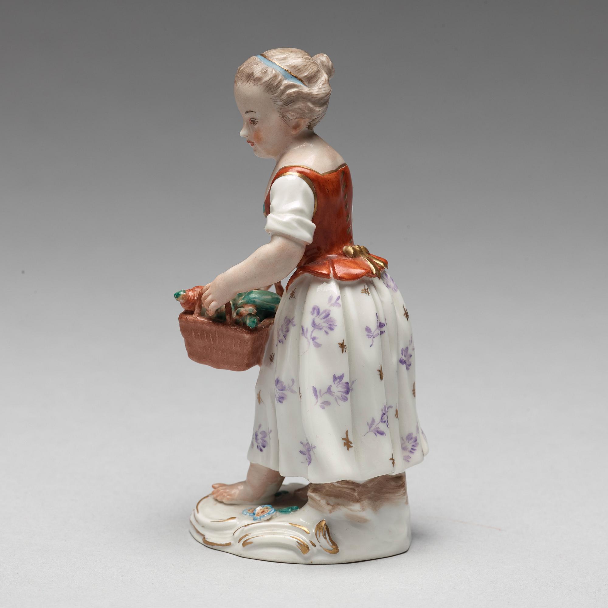 FIGURIN, porslin. Meissen, 1900-tal.