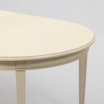 Dining set, 7 pieces, Gustavian style, 20th century.