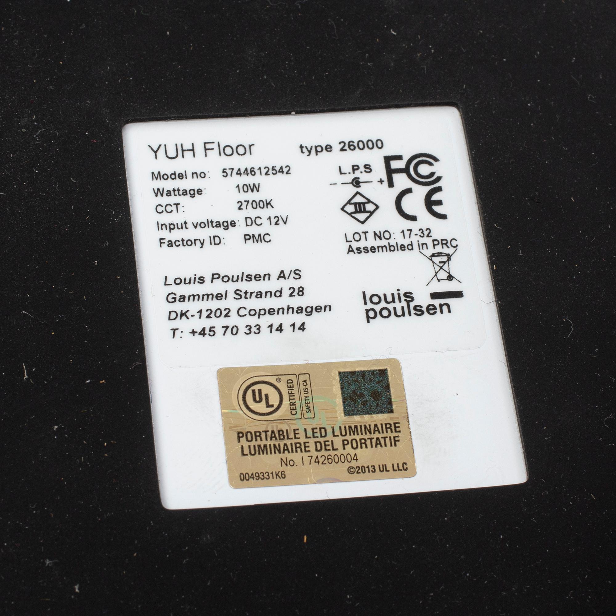 GAMFRATESI, lattiavalaisin, "Yuh", Louis Poulsenille.