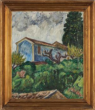 Gösta Sandels, oil on canvas, signed and dated Saint-Chamas 1913.