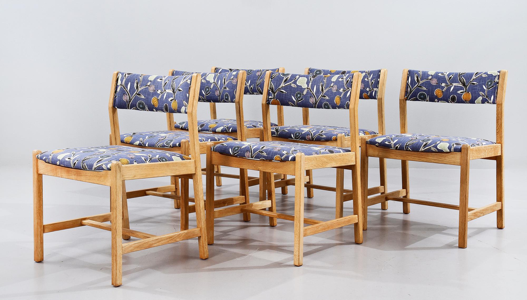 STOLAR, 6 st, Børge Mogensen, C. M. Madsens Fabriker, Haarby, Danmark.