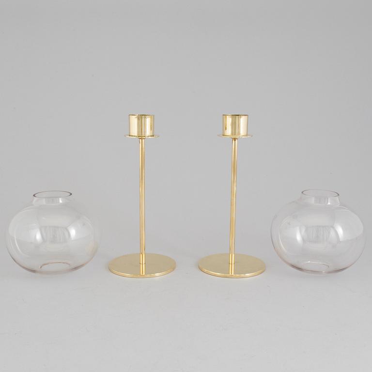 Two Hans-agne Jakobsson candle lanterns, for Markaryd, second half of the 20th century.