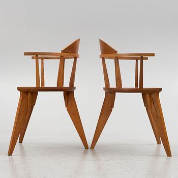 John Kandell, armchairs, a pair, "Värmlandsstolen", Källemo.