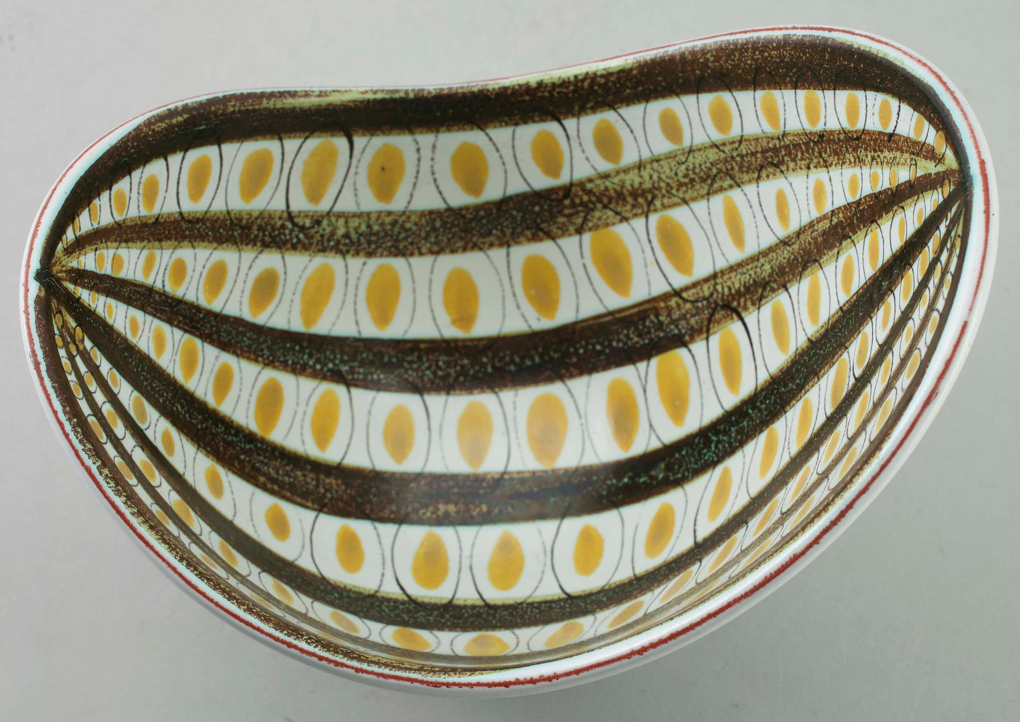 KERAMIKSKÅL, Stig Lindberg, Gustavsbergs Studio, 1900-talets senare hälft.